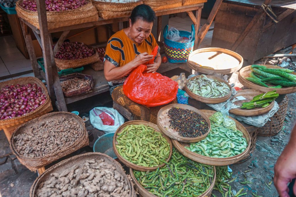 Marché traditionnel 
Voyage : 15 jours en Indonésie