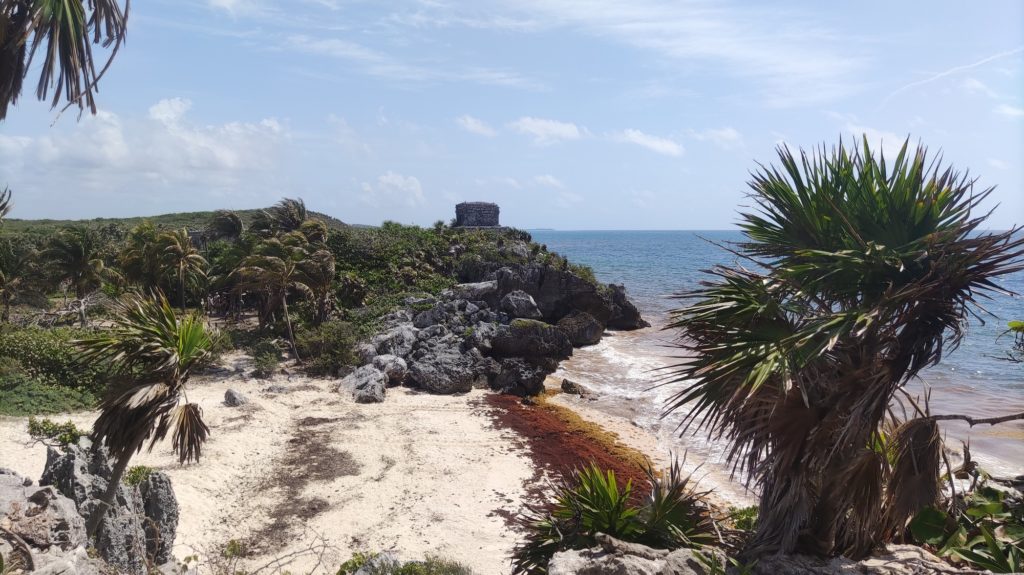 Castillo ruines tulum Mexique