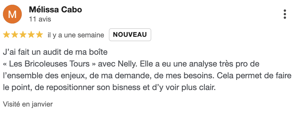 Avis Audit Nelly Mercier